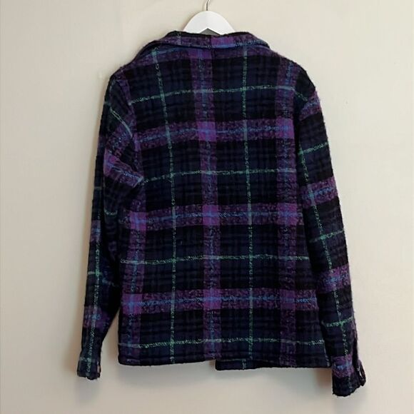 Tactics Skate wool/poly blend plaid jacket size medium - Picture 3 of 9